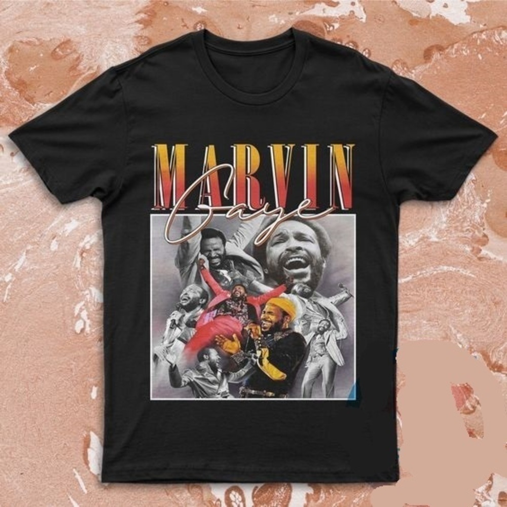 Marvin Gaye Legendary Music Retro Fan Unisex T-Shirt
